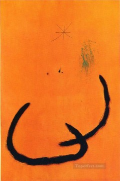 Joan Miró Painting - Gota de agua sobre nieve rosa Joan Miró